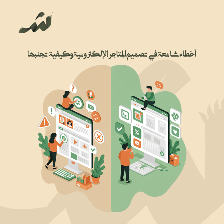 أخطاء شائعة في تصميم المتاجر الإلكترونية وكيفية تجنبها