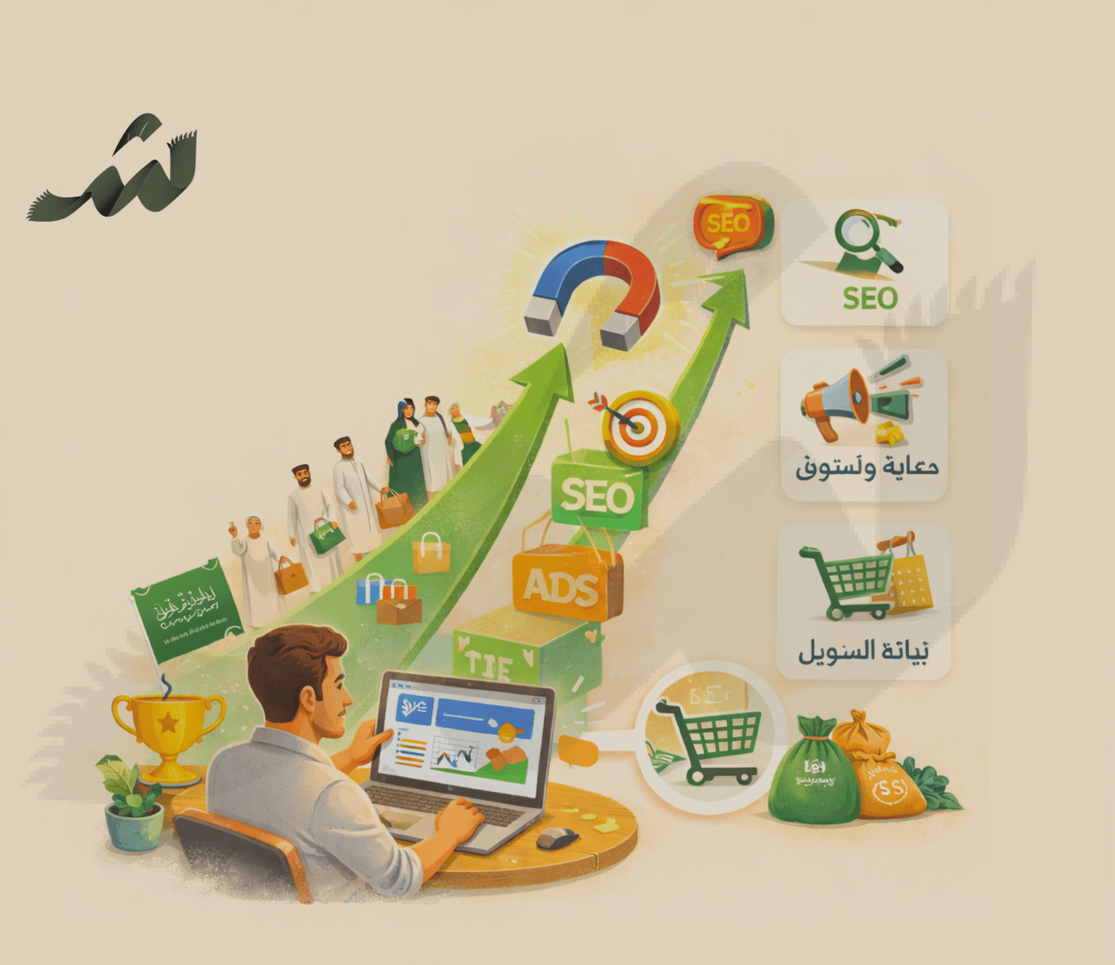 زيادة مبيعات المتجر الإلكتروني